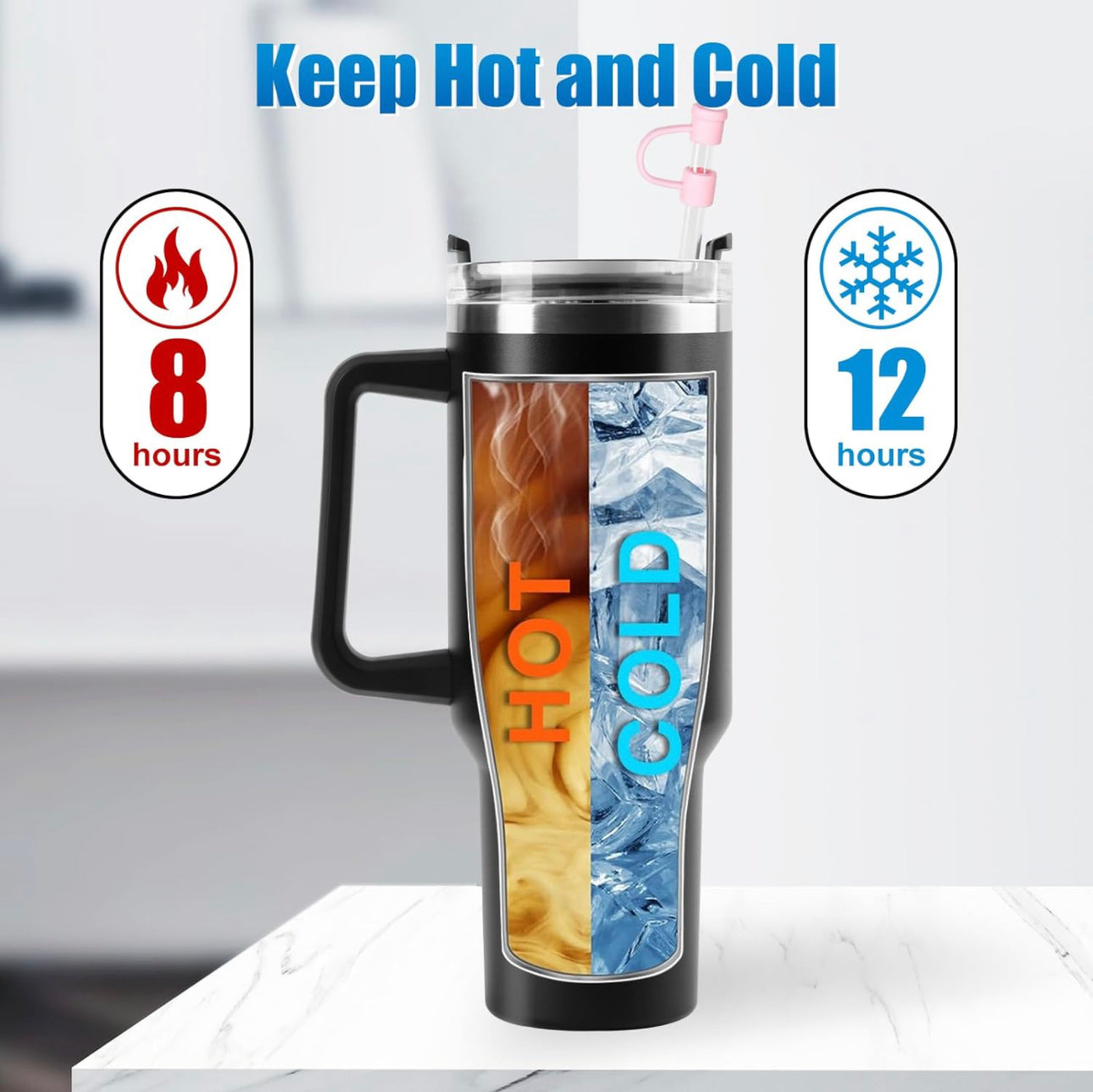 30oz cup - with handle
