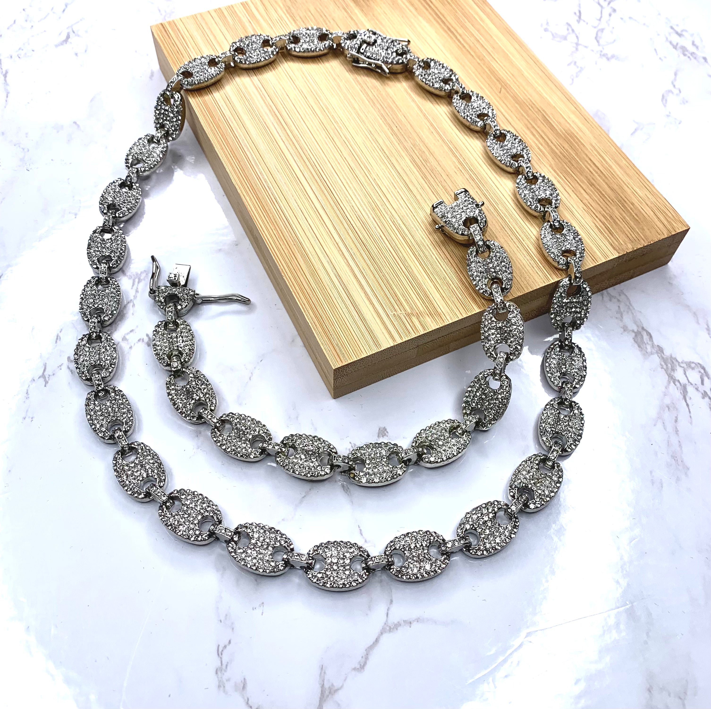 Iced bling set